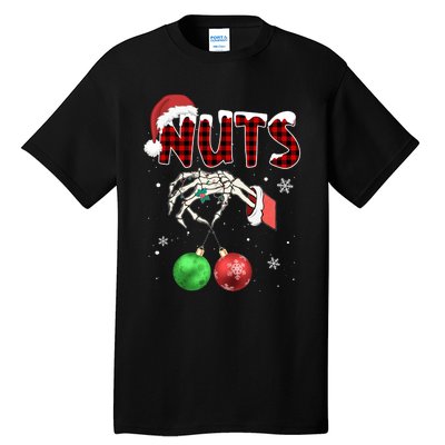 Xmas Chestnuts Chest Nuts Christmas Funny Couple Matching Tall T-Shirt