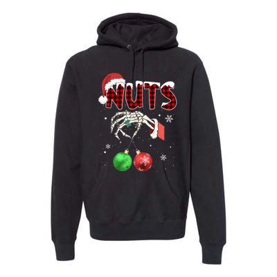 Xmas Chestnuts Chest Nuts Christmas Funny Couple Matching Premium Hoodie