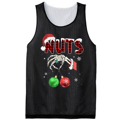 Xmas Chestnuts Chest Nuts Christmas Funny Couple Matching Mesh Reversible Basketball Jersey Tank