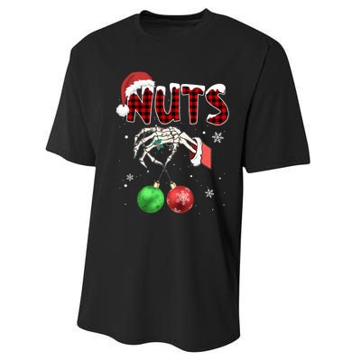 Xmas Chestnuts Chest Nuts Christmas Funny Couple Matching Performance Sprint T-Shirt