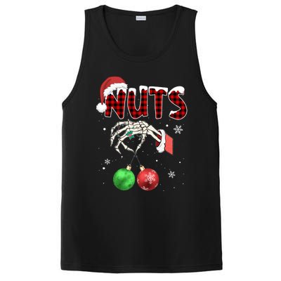 Xmas Chestnuts Chest Nuts Christmas Funny Couple Matching PosiCharge Competitor Tank