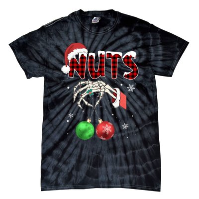 Xmas Chestnuts Chest Nuts Christmas Funny Couple Matching Tie-Dye T-Shirt