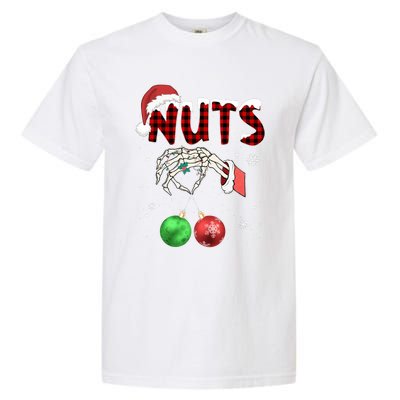 Xmas Chestnuts Chest Nuts Christmas Funny Couple Matching Garment-Dyed Heavyweight T-Shirt