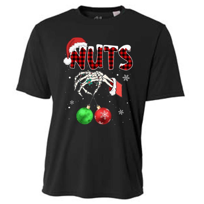 Xmas Chestnuts Chest Nuts Christmas Funny Couple Matching Cooling Performance Crew T-Shirt