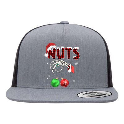 Xmas Chestnuts Chest Nuts Christmas Funny Couple Matching Flat Bill Trucker Hat