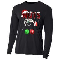 Xmas Chestnuts Chest Nuts Christmas Funny Couple Matching Cooling Performance Long Sleeve Crew