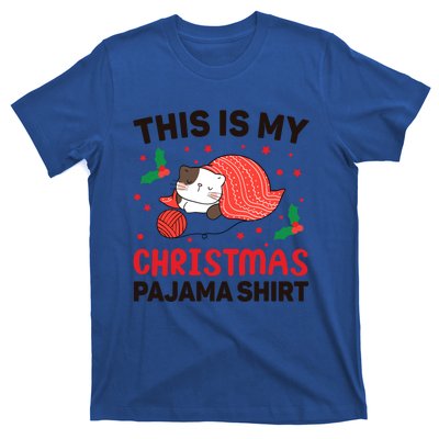 Xmas Christmas Eve Cat My Christmas Pajama Gift T-Shirt