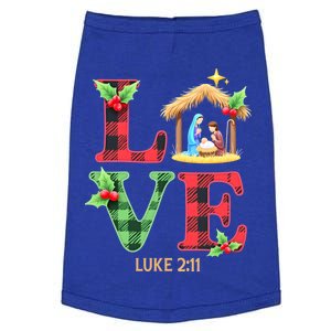 Xmas Christian Family Matching Love Nativity Christmas Jesus Doggie Tank