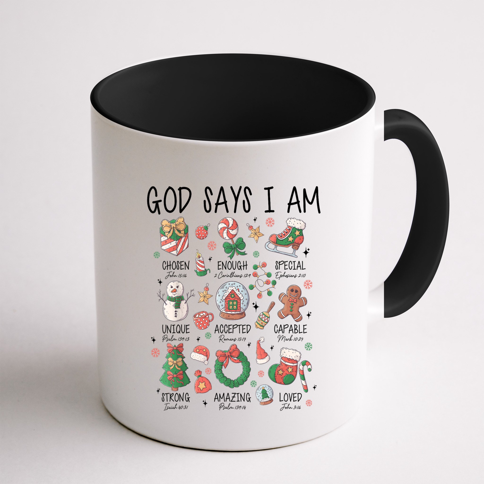 Xmas Christian God Says I Am Cute Christmas Gift Mug