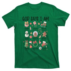 Xmas Christian God Says I Am Cute Christmas Gift T-Shirt