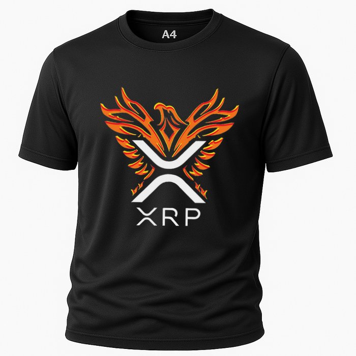 Xrp Crypto Gifts & Apparel Xrp Xrp Cryptocurrency Xrp Logo Rising Phoenix Xrp Performance Shirt
