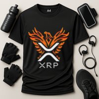 Xrp Crypto Gifts & Apparel Xrp Xrp Cryptocurrency Xrp Logo Rising Phoenix Xrp Performance Shirt