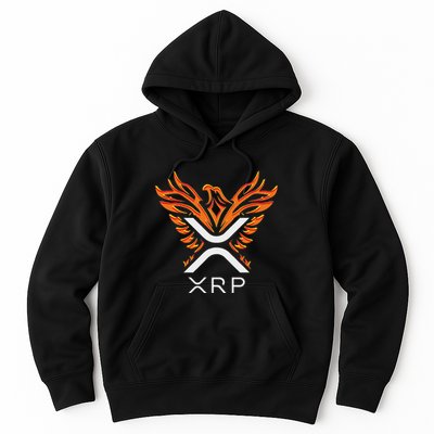 Xrp Crypto Gifts & Apparel Xrp Xrp Cryptocurrency Xrp Logo Rising Phoenix Xrp Hoodie