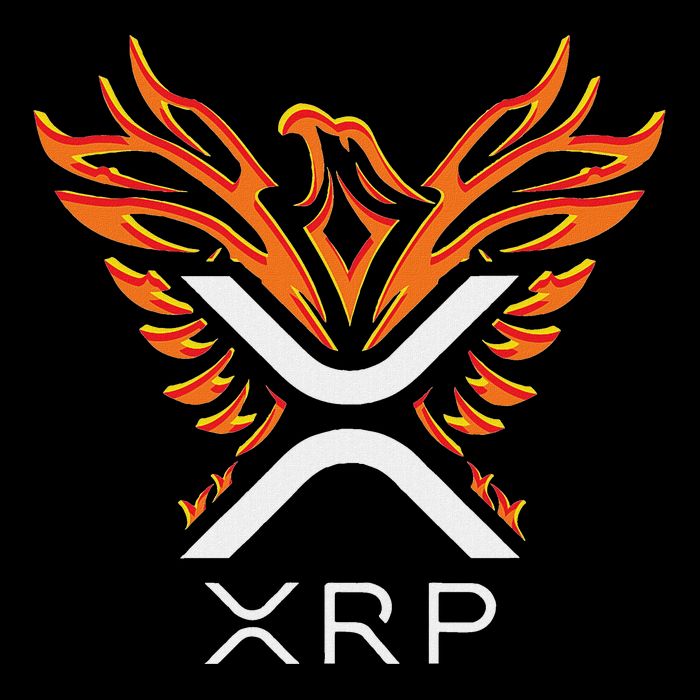 Xrp Crypto Gifts & Apparel Xrp Xrp Cryptocurrency Xrp Logo Rising Phoenix Xrp Sweatshirt