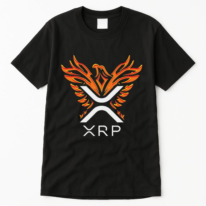 Xrp Crypto Gifts & Apparel Xrp Xrp Cryptocurrency Xrp Logo Rising Phoenix Xrp Tall T-Shirt
