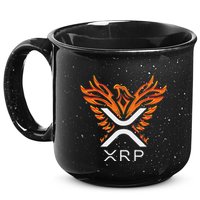 Xrp Crypto Gifts & Apparel Xrp Xrp Cryptocurrency Xrp Logo Rising Phoenix Xrp 15oz Campfire Ceramic Mug