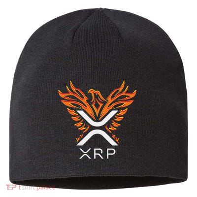 Xrp Crypto Gifts & Apparel Xrp Xrp Cryptocurrency Xrp Logo Rising Phoenix Xrp Sustainable Beanie