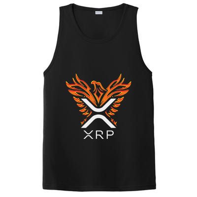 Xrp Crypto Gifts & Apparel Xrp Xrp Cryptocurrency Xrp Logo Rising Phoenix Xrp PosiCharge Competitor Tank