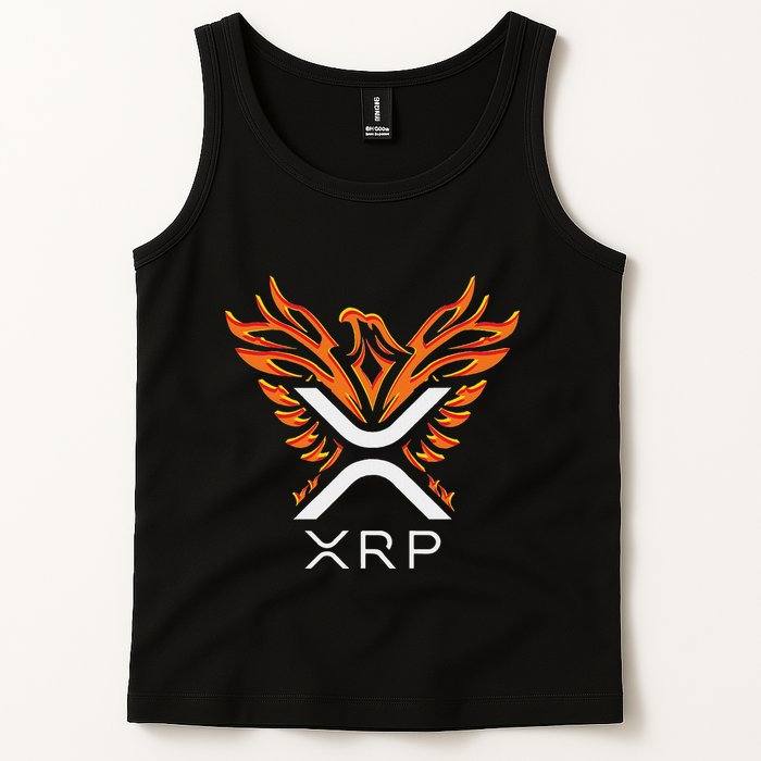 Xrp Crypto Gifts & Apparel Xrp Xrp Cryptocurrency Xrp Logo Rising Phoenix Xrp Tank Top