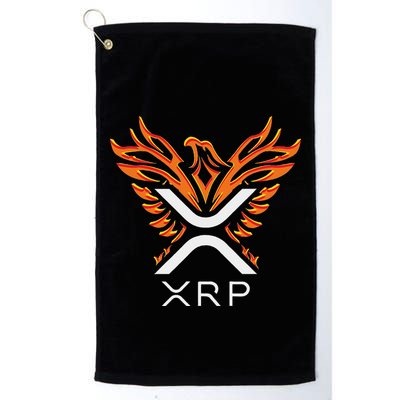 Xrp Crypto Gifts & Apparel Xrp Xrp Cryptocurrency Xrp Logo Rising Phoenix Xrp Golf Towel