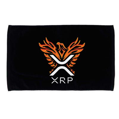 Xrp Crypto Gifts & Apparel Xrp Xrp Cryptocurrency Xrp Logo Rising Phoenix Xrp Microfiber Hand Towel