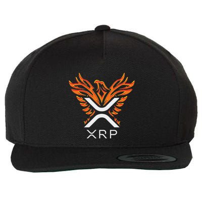 Xrp Crypto Gifts & Apparel Xrp Xrp Cryptocurrency Xrp Logo Rising Phoenix Xrp Wool Snapback Cap