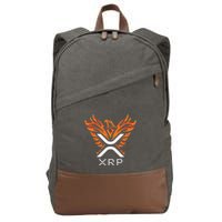 Xrp Crypto Gifts & Apparel Xrp Xrp Cryptocurrency Xrp Logo Rising Phoenix Xrp Cotton Canvas Backpack