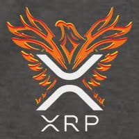 Xrp Crypto Gifts & Apparel Xrp Xrp Cryptocurrency Xrp Logo Rising Phoenix Xrp Vector Backpack