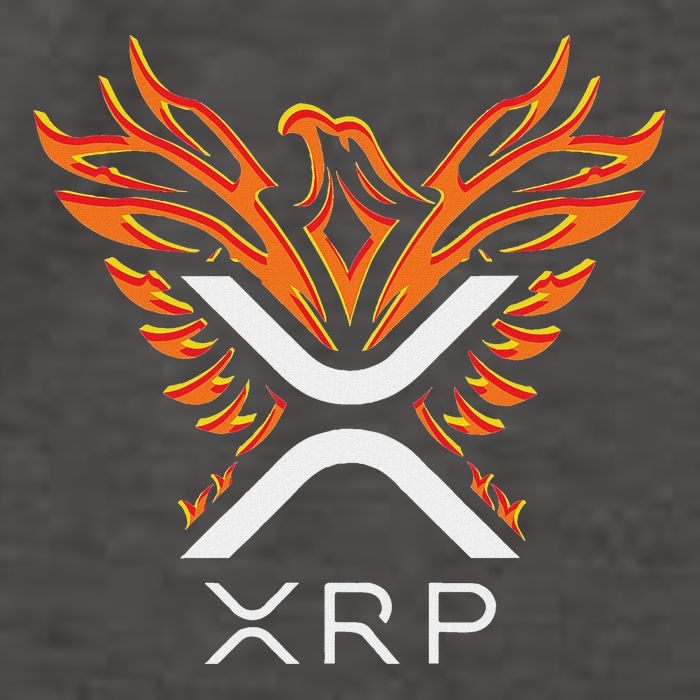 Xrp Crypto Gifts & Apparel Xrp Xrp Cryptocurrency Xrp Logo Rising Phoenix Xrp Vector Backpack