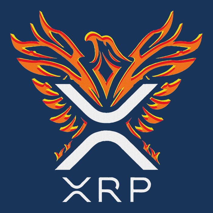Xrp Crypto Gifts & Apparel Xrp Xrp Cryptocurrency Xrp Logo Rising Phoenix Xrp Infant Baby Jersey Bodysuit