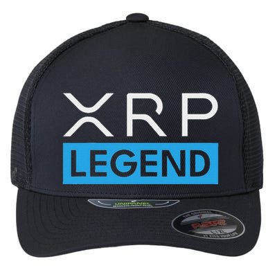Xrp Crypto Legend Flexfit Unipanel Trucker Cap