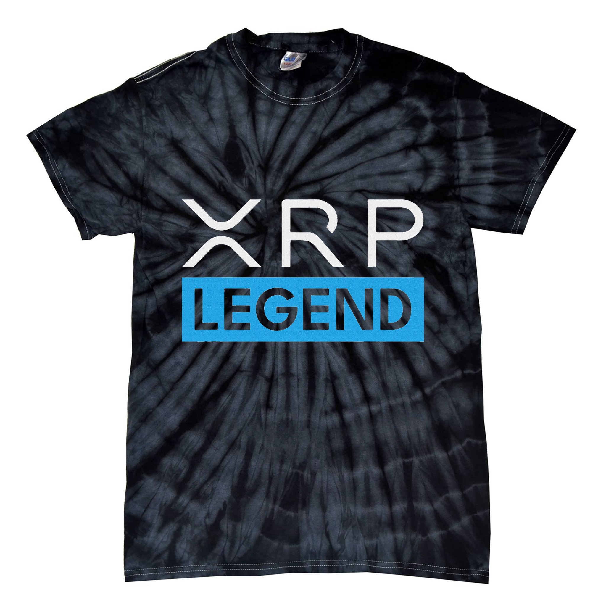 Xrp Crypto Legend Tie-Dye T-Shirt
