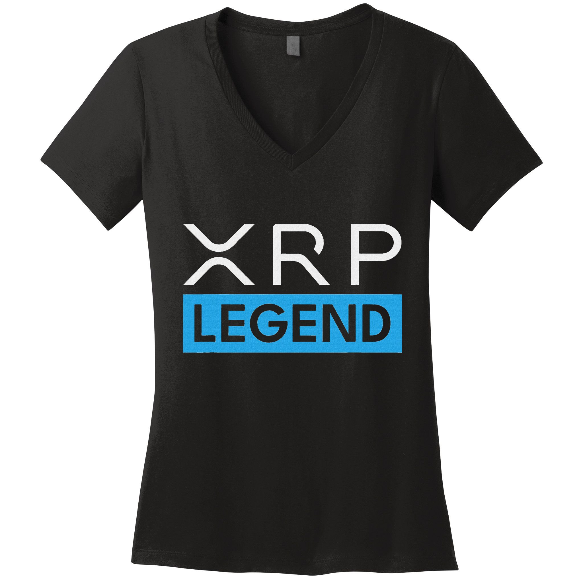 Xrp Crypto Legend Women's V-Neck T-Shirt