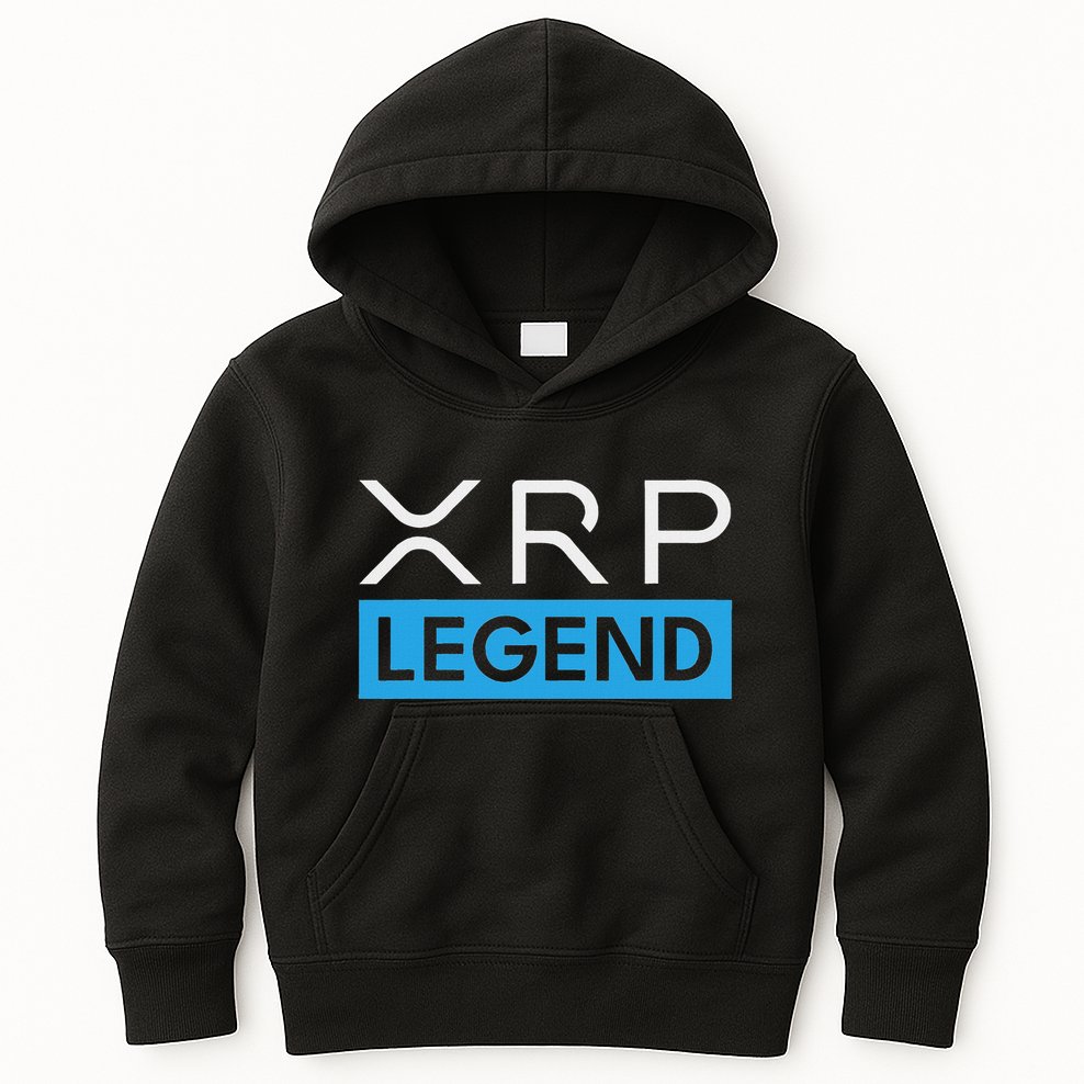 Xrp Crypto Legend Kids Hoodie