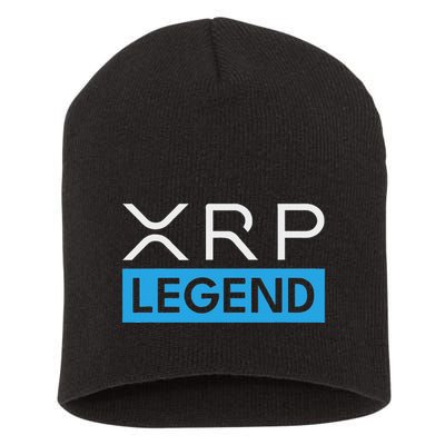 Xrp Crypto Legend Short Acrylic Beanie