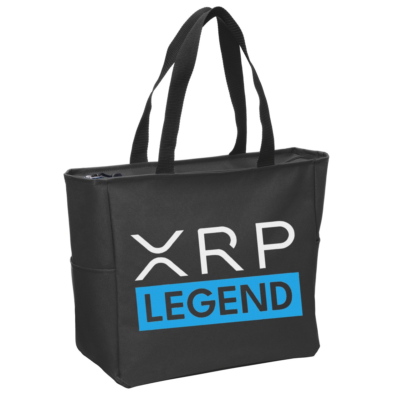 Xrp Crypto Legend Zip Tote Bag