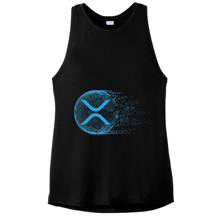 Xrp Crypto Merchandise Ladies PosiCharge Tri-Blend Wicking Tank
