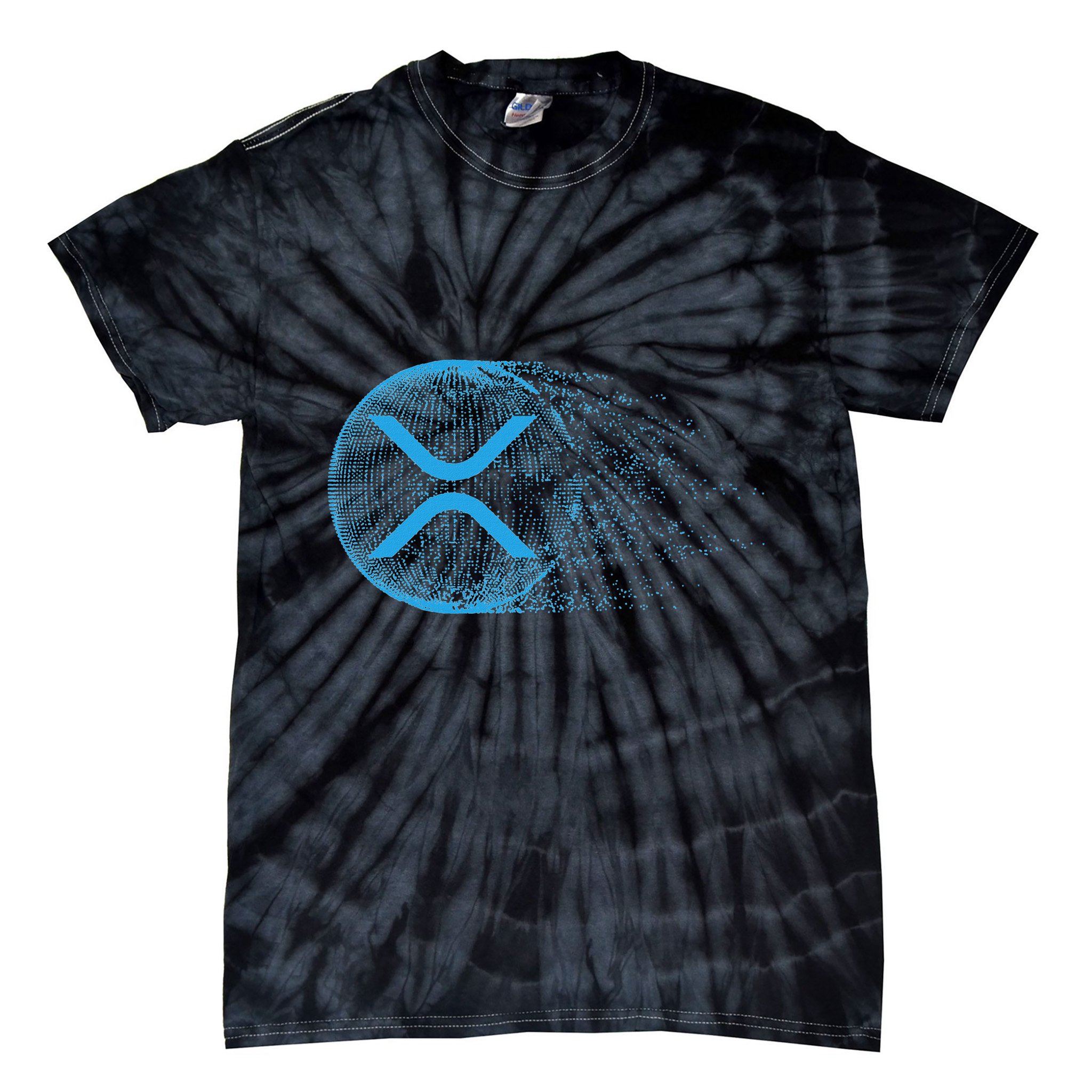 Xrp Crypto Merchandise Tie-Dye T-Shirt