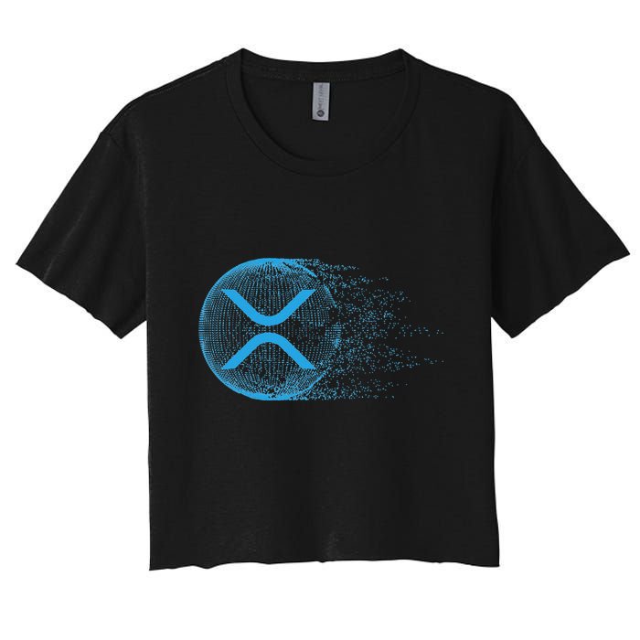 Xrp Crypto Merchandise Women's Crop Top Tee