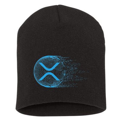 Xrp Crypto Merchandise Short Acrylic Beanie