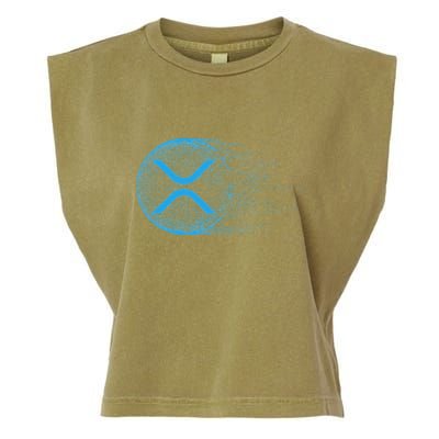 Xrp Crypto Merchandise Garment-Dyed Women's Muscle Tee