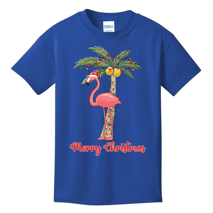 Xmas Christmas Merry Christmas Flamingo Gift Kids T-Shirt