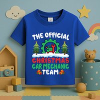 Xmas Car Mechanic Team Auto Repair Cars Fixing Christmas Toddler T-Shirt