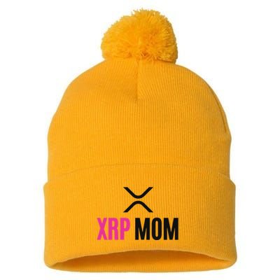 Xrp Crypto Mom Matching Couple Pom Pom 12in Knit Beanie