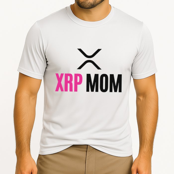 Xrp Crypto Mom Matching Couple Cooling Performance Crew T-Shirt