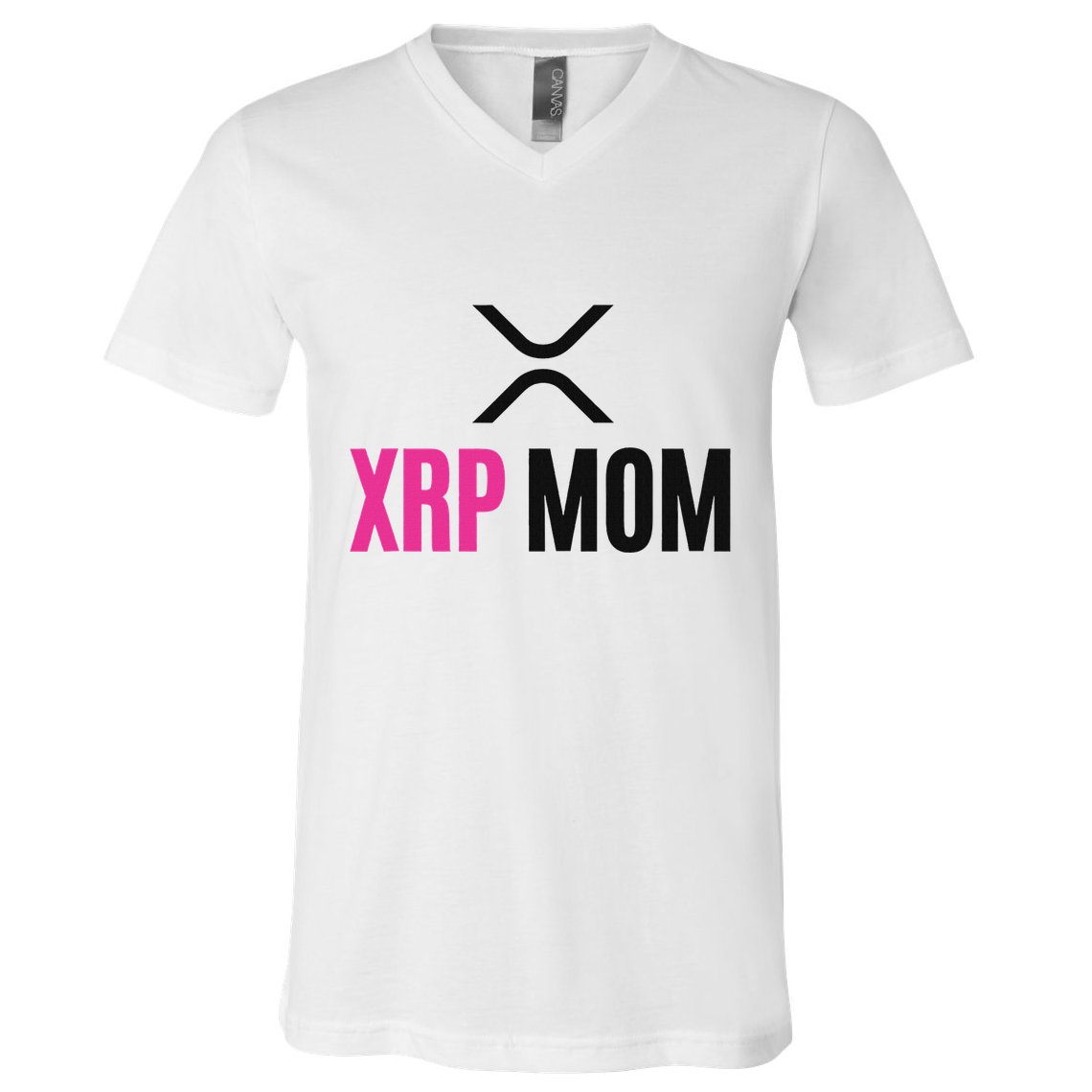 Xrp Crypto Mom Matching Couple V-Neck T-Shirt