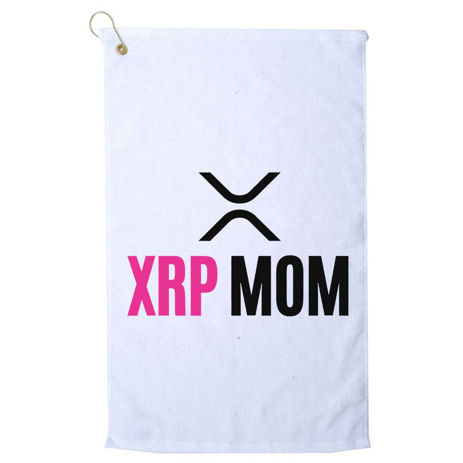 Xrp Crypto Mom Matching Couple Golf Towel
