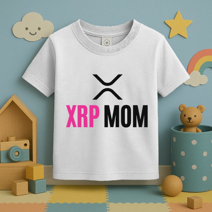 Xrp Crypto Mom Matching Couple Toddler T-Shirt