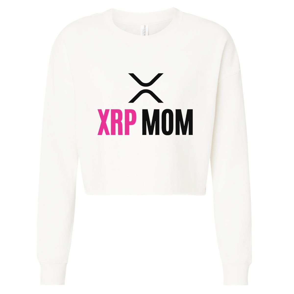 Xrp Crypto Mom Matching Couple Cropped Pullover Crew