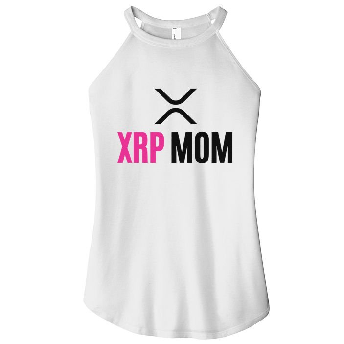 Xrp Crypto Mom Matching Couple Women's Perfect Tri Rocker Tank